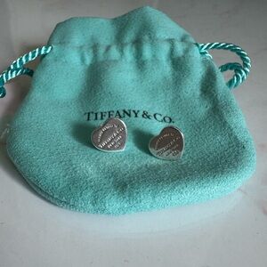 Tiffany & Co. mini heart earrings